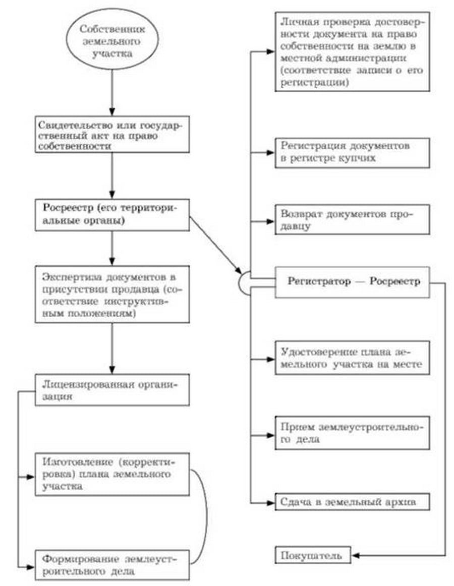 Алгоритм продажи земельного участка