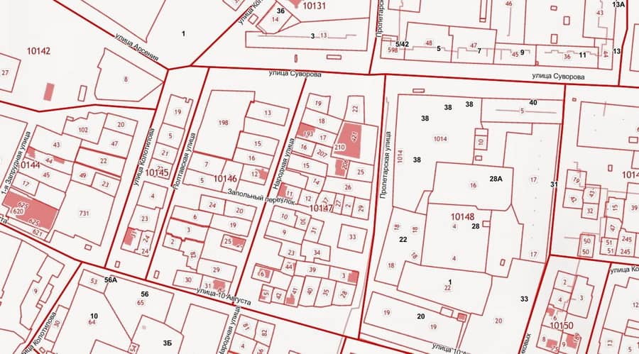 Виды красных линий