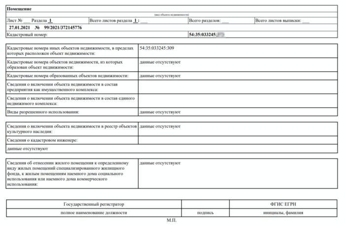 Кадастровый паспорт на квартиру - как он выглядит и как его получить